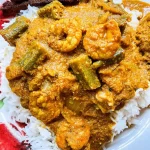 GOAN PRAWN CURRY WITH OKRA AND RAW MANGO